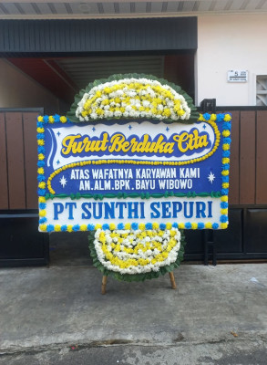 Papan Bunga Duka di Gane Timur Tengah
